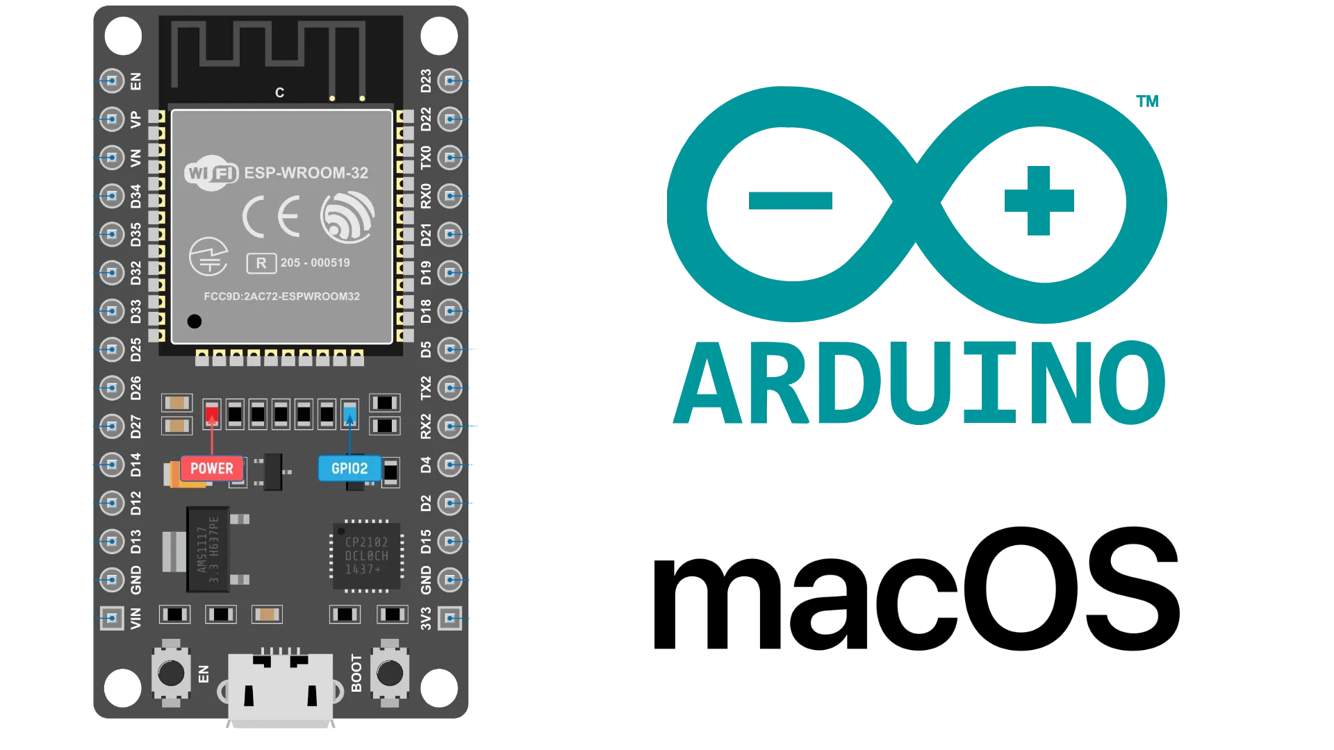 Установка плати ESP32 в Arduino IDE на Mac OS